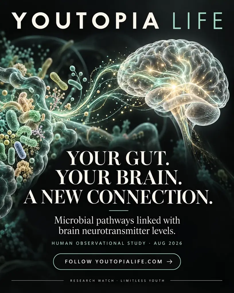 Editorial poster: Your gut. Your brain. A closer look at the connection.